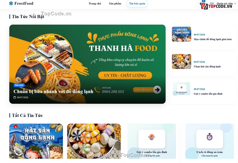 Web ẩm thực,bán thực phẩm,thực phẩm